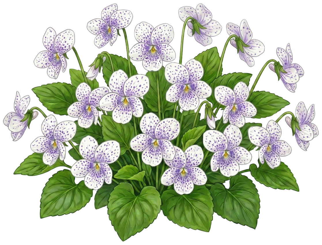 Виола (фиалка) сестринская 